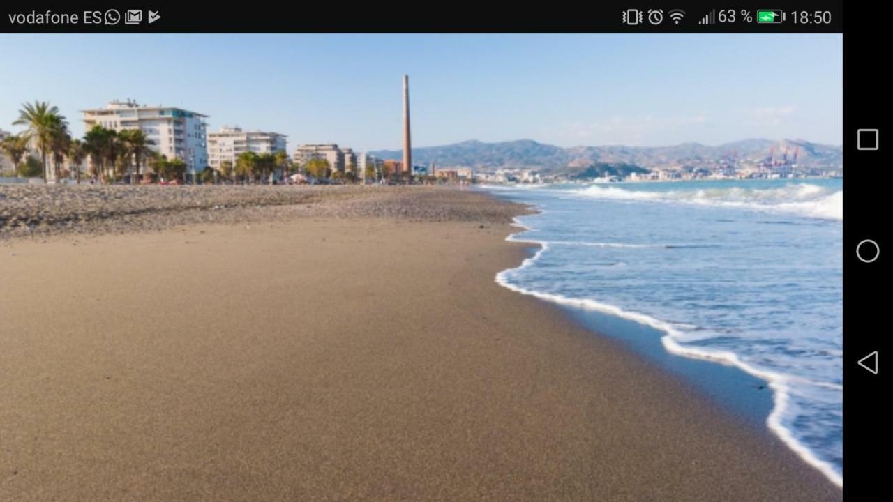 Malaga Playa,Centro ,Bus Y Metro Apartment Exterior foto